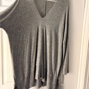 Chance or Fate Heather Gray Knit Top